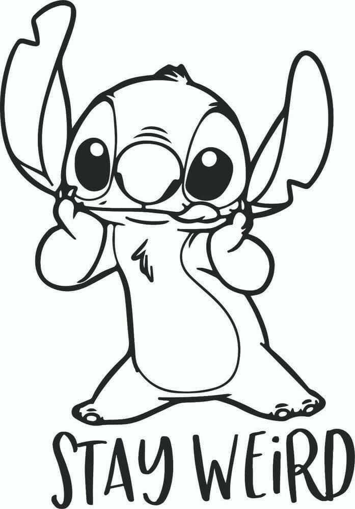 95+ Exciting Cute Stitch Coloring Pages Printable