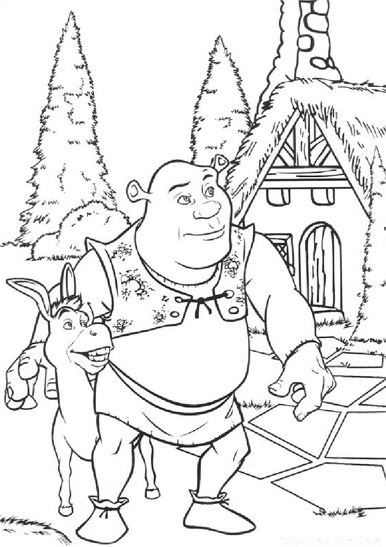 1+ Ultimate Shrek Coloring Pages Printable