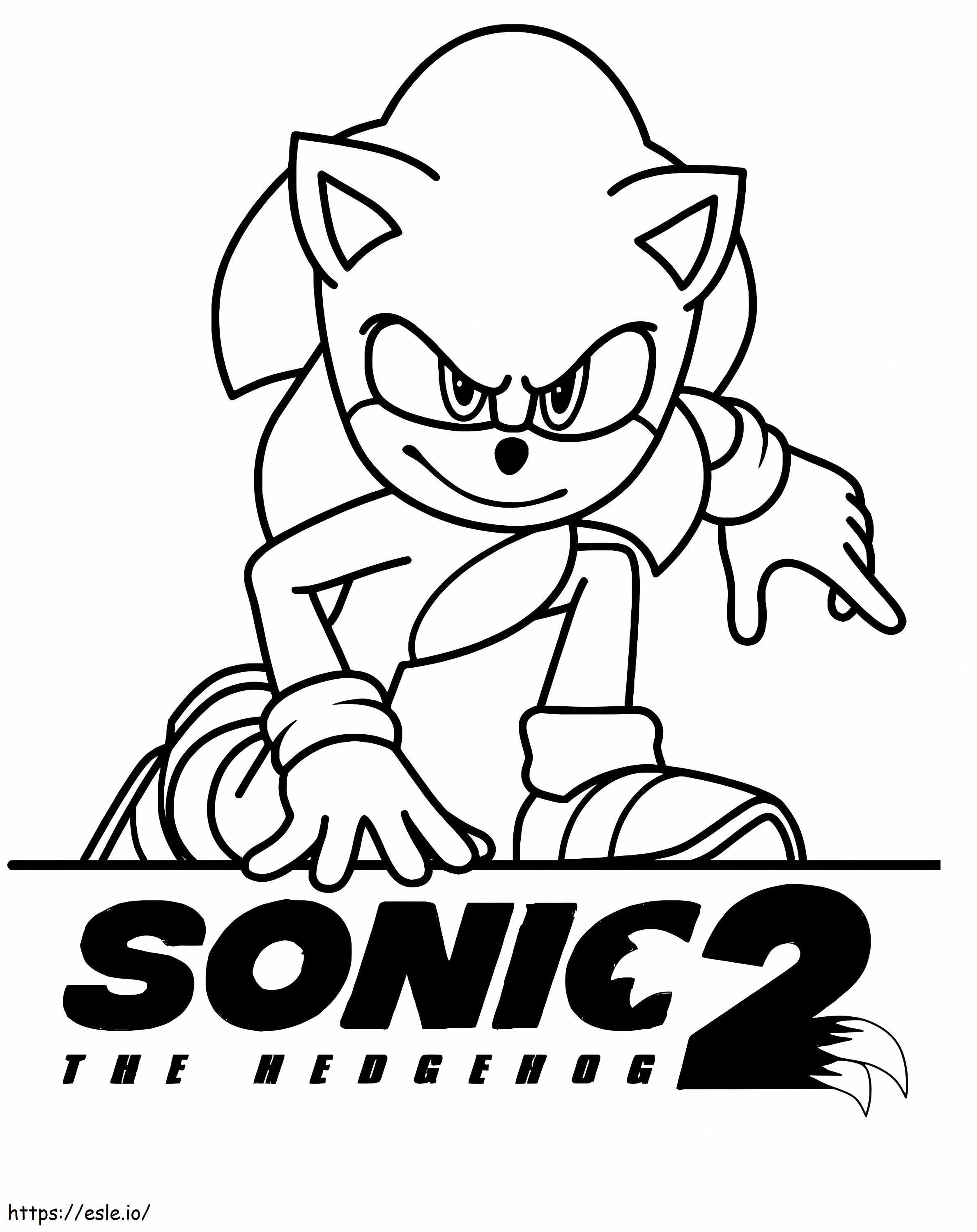 10+ Simple Sonic Coloring Pages Printable