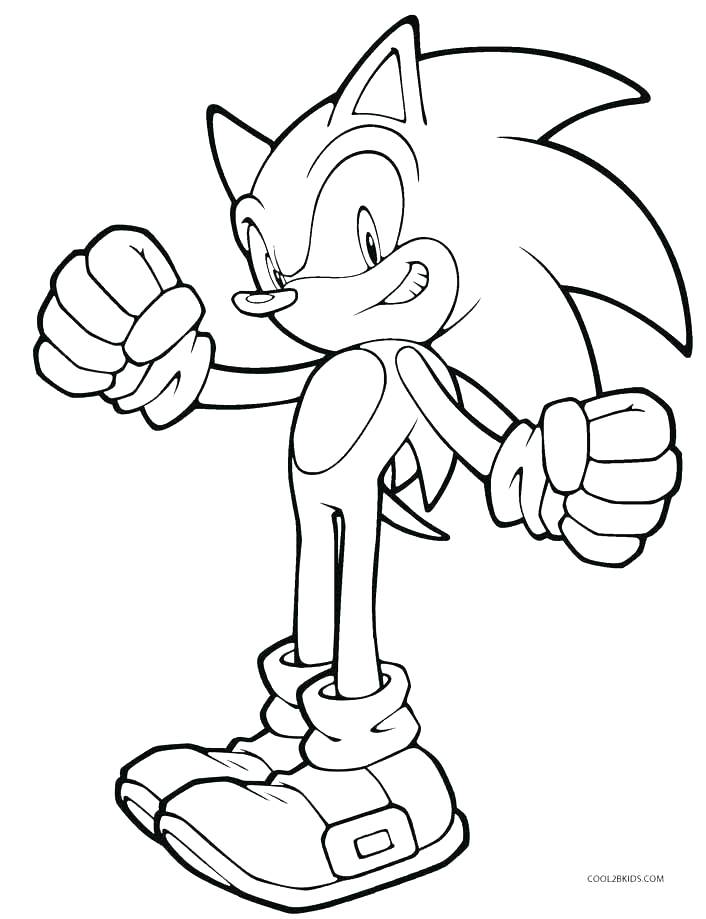 13+ Aesthetic Sonic Coloring Pages Printable