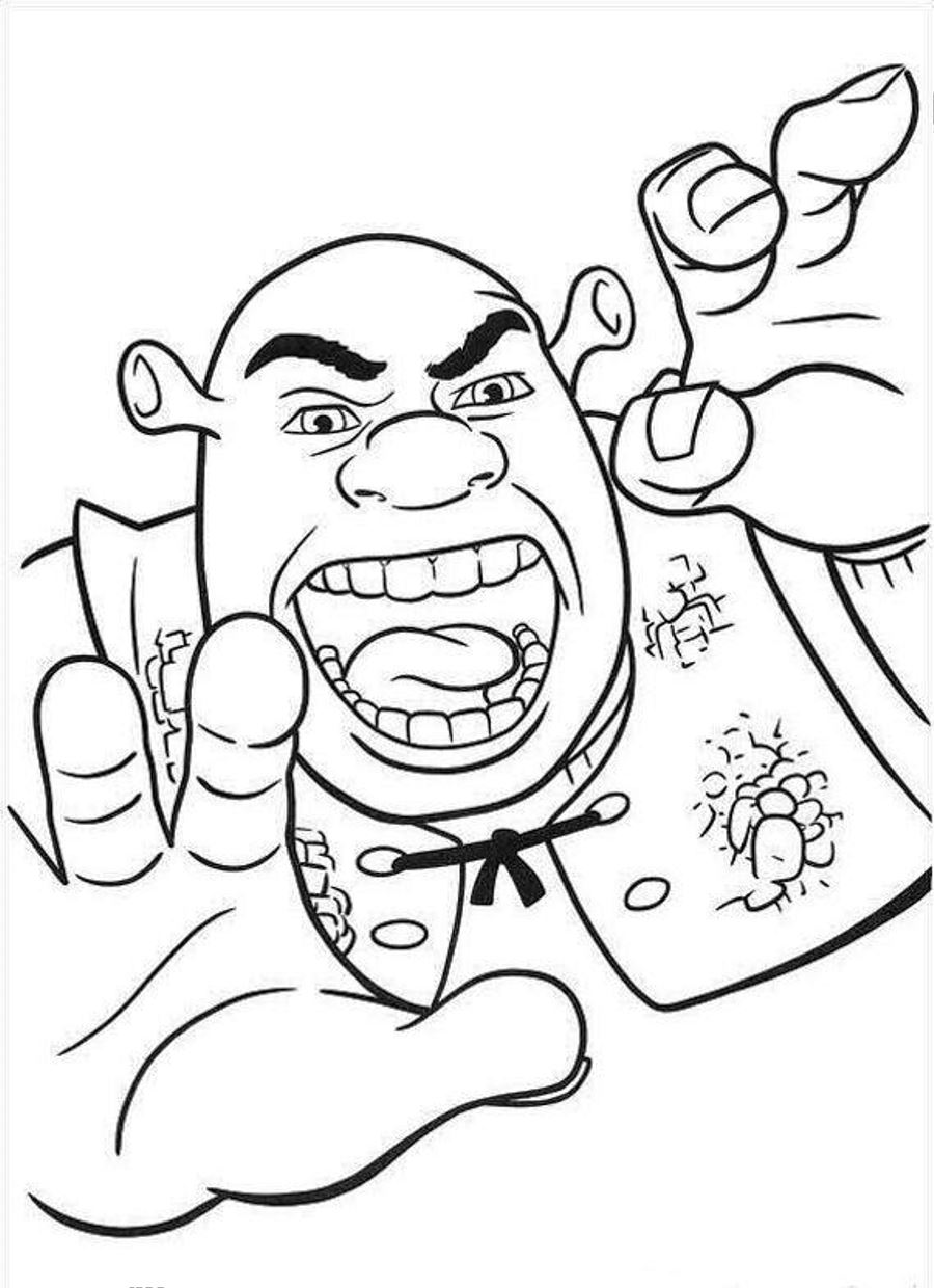 14+ Free Shrek Coloring Pages Printable