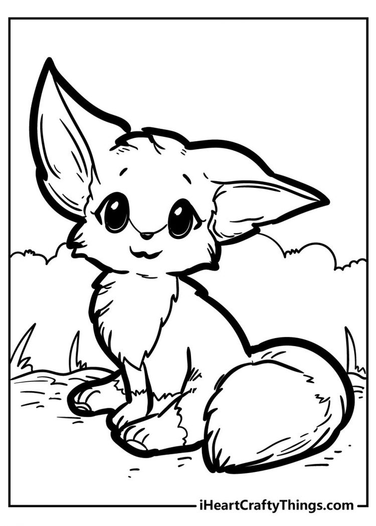 14+ New Fox Coloring Pages Printable