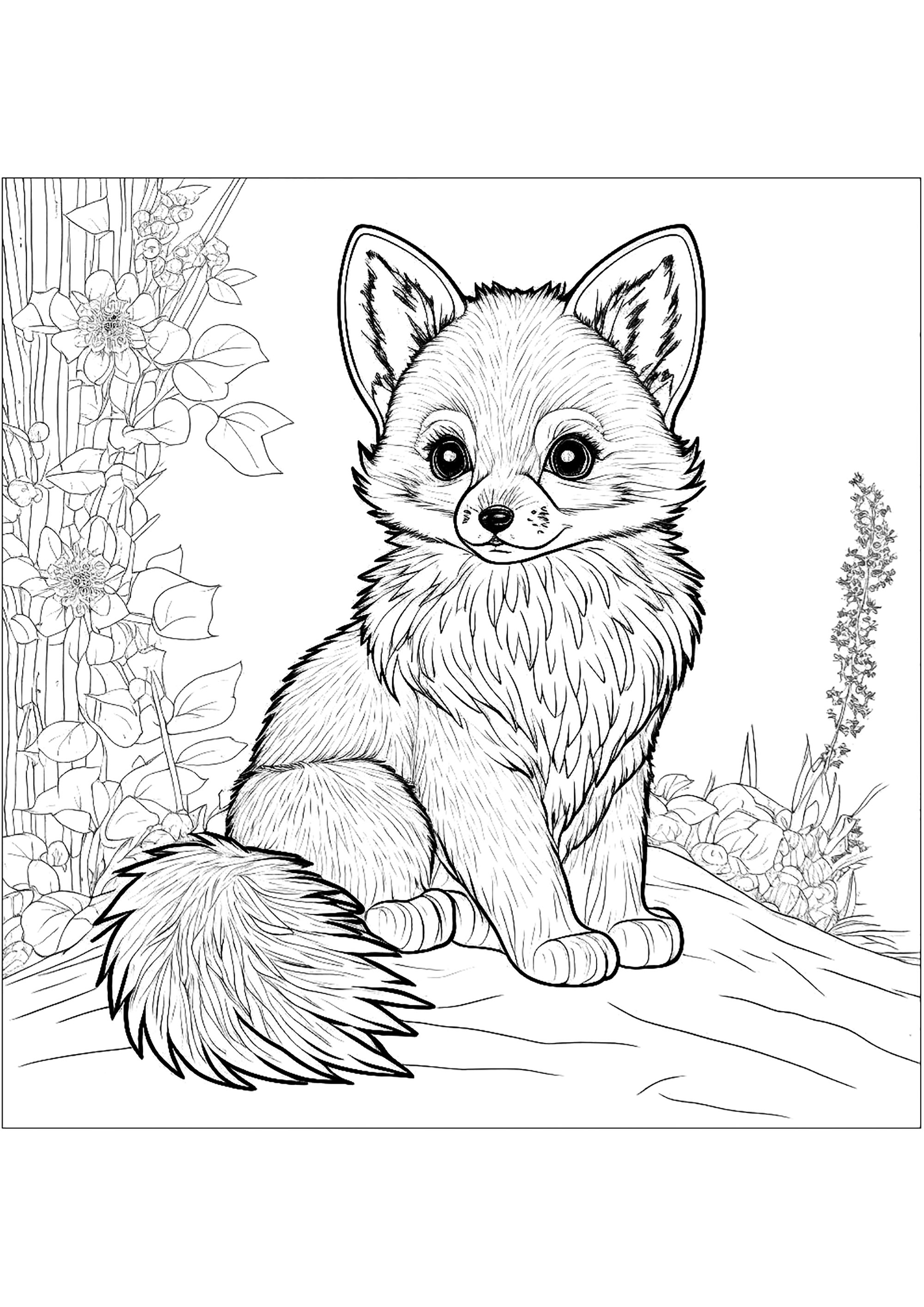 14+ Ultimate Fox Coloring Pages Printable