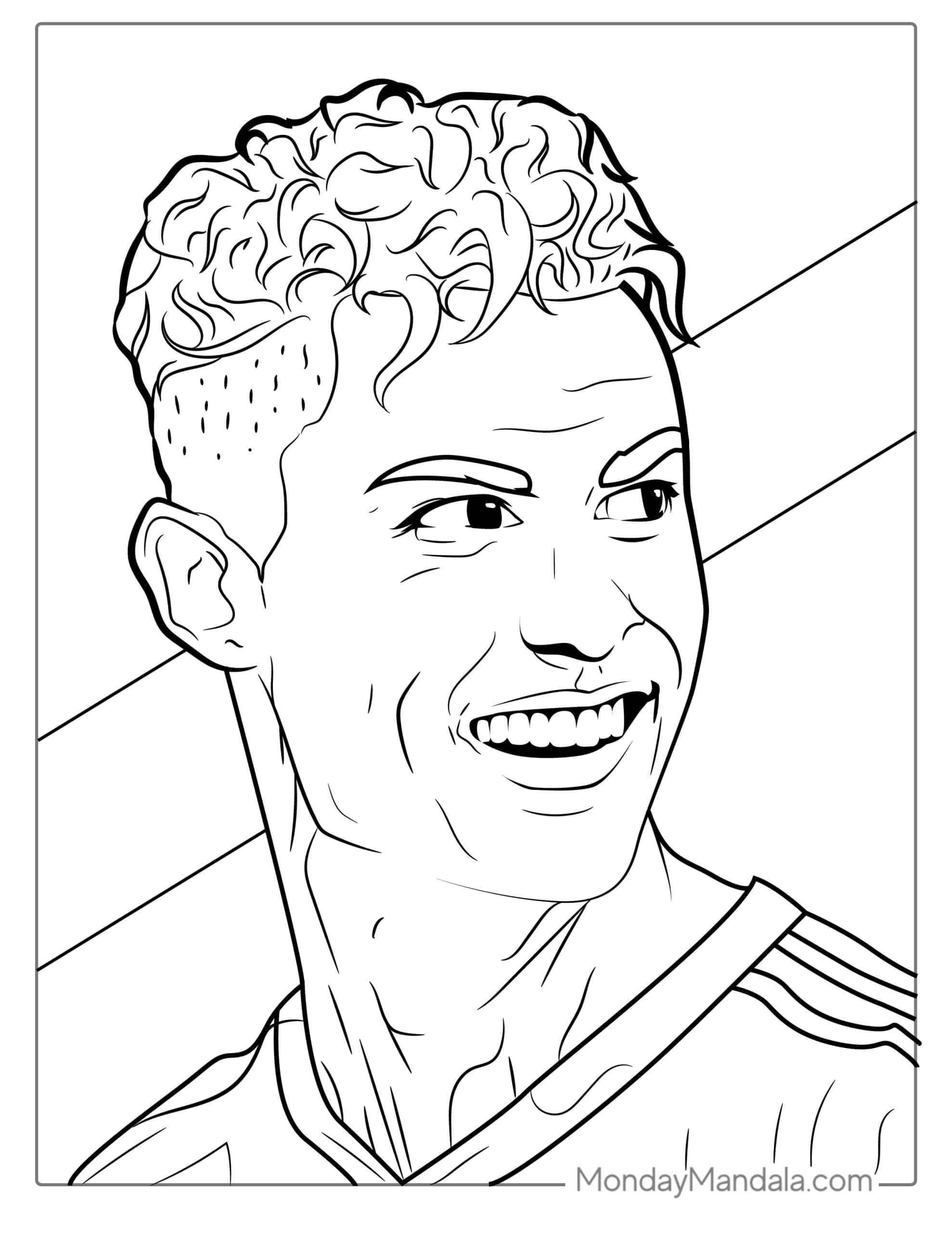 36+ Ultimate Ronaldo Coloring Pages to Print