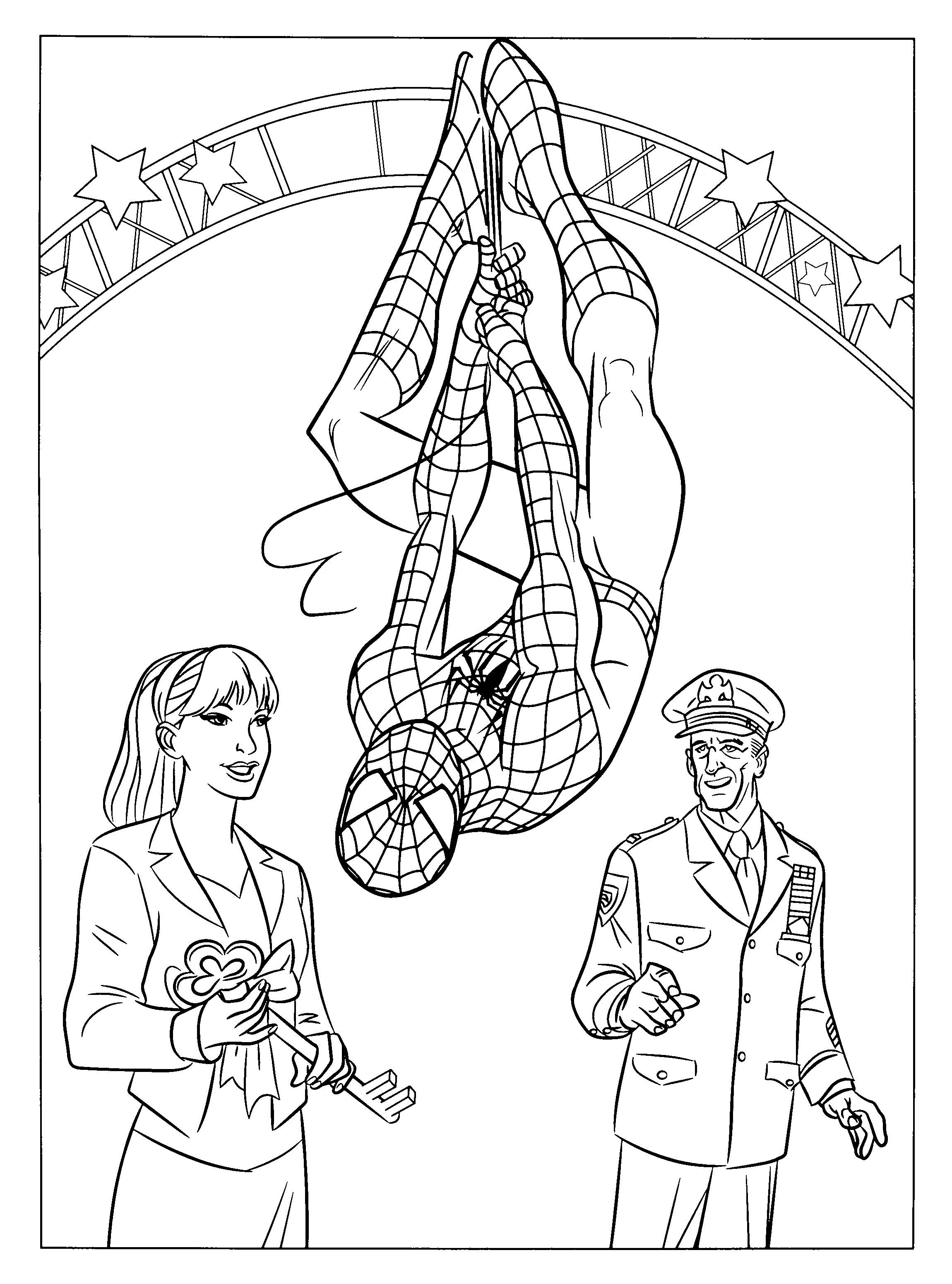 15+ Relaxing Spiderman Coloring Pages Printable