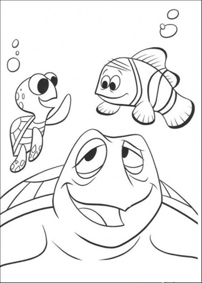 43+ Easy Nemo Coloring Pages Art