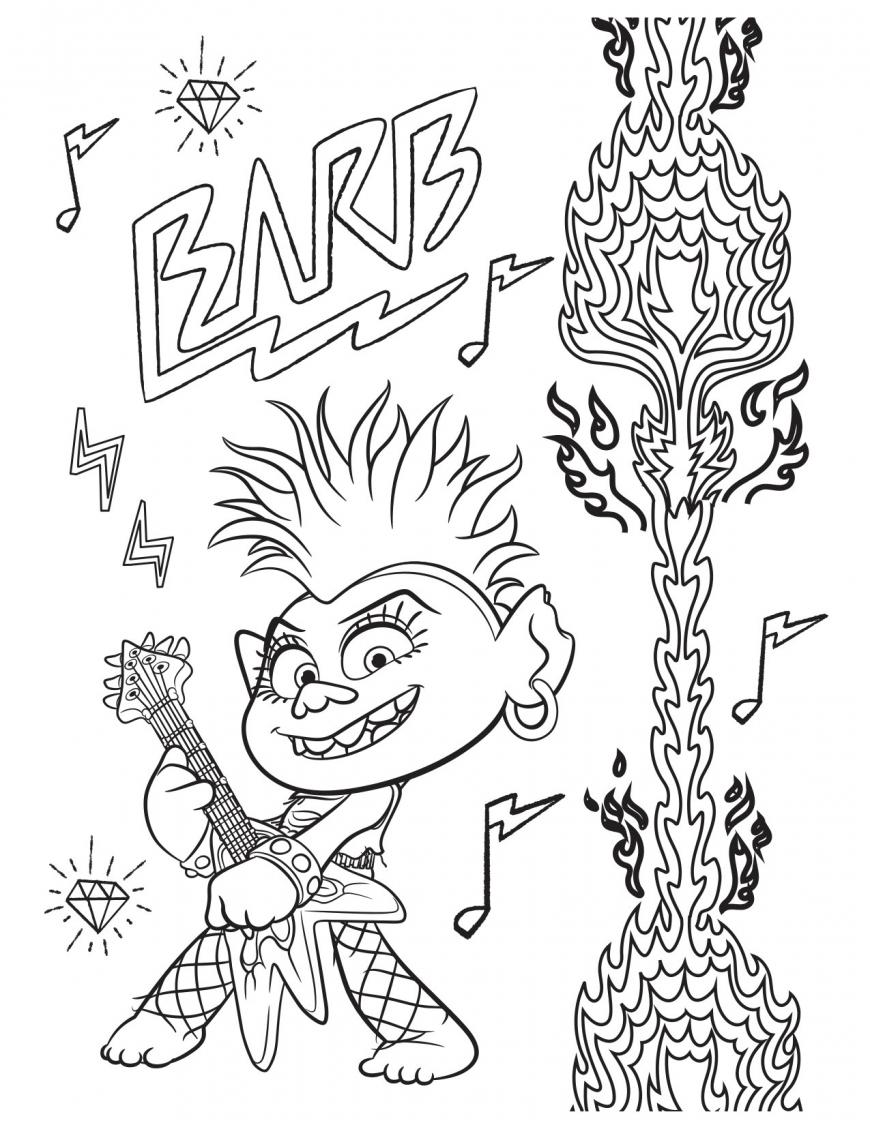 36+ The Best Trolls Coloring Pages Archives