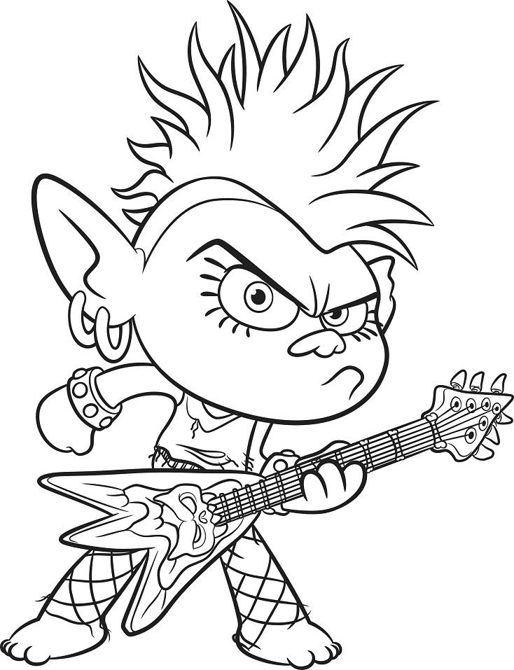 33+ Happy Trolls Coloring Pages Archives