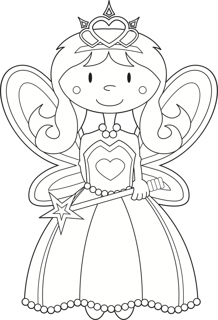 16+ Cute Princess Summer Coloring Pages Printable