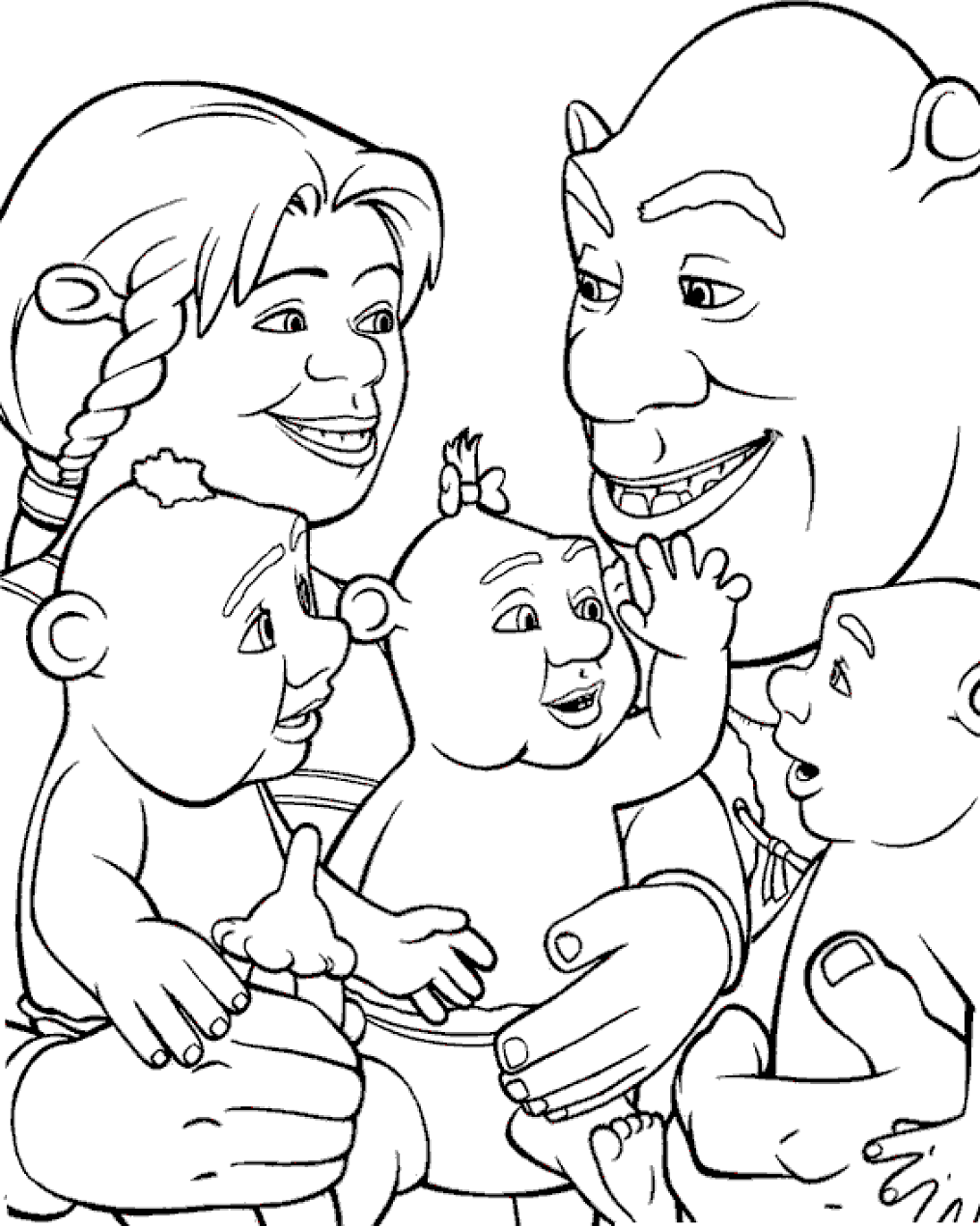 16+ The Best Shrek Coloring Pages Printable