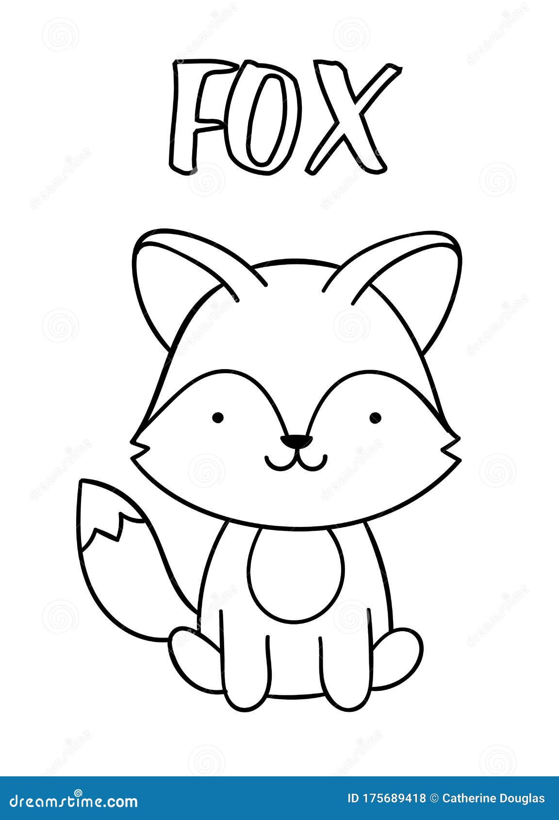 17+ Easy Fox Coloring Pages Printable