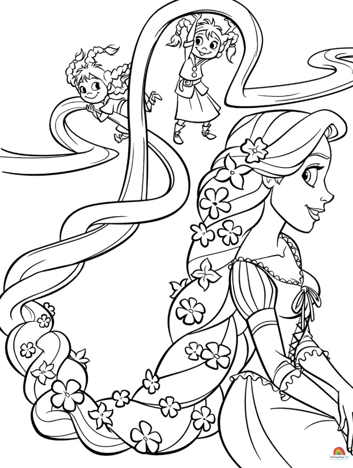 18+ Entertaining Princess Summer Coloring Pages Printable