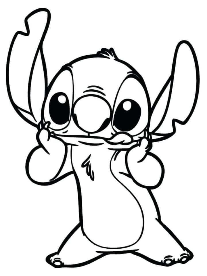 18+ Entertaining Stitch Coloring Pages SVG Printable