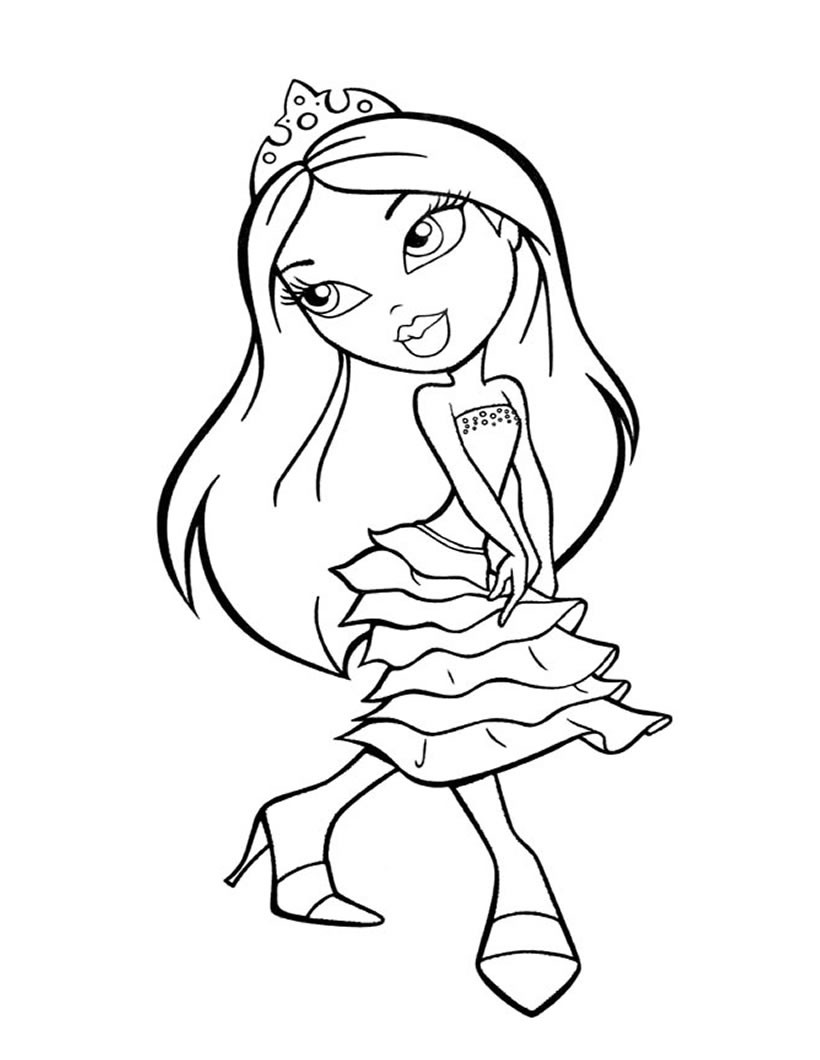 19+ Adorable Princess Summer Coloring Pages Printable