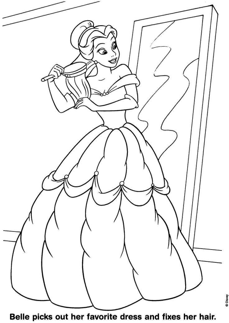 19+ Engaging Princess Summer Coloring Pages Printable