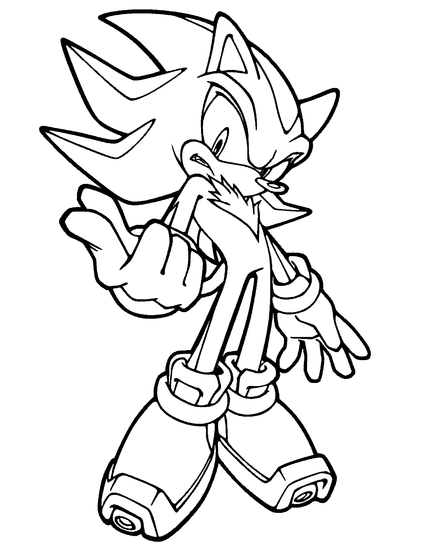 19+ Realistic Sonic Coloring Pages Printable