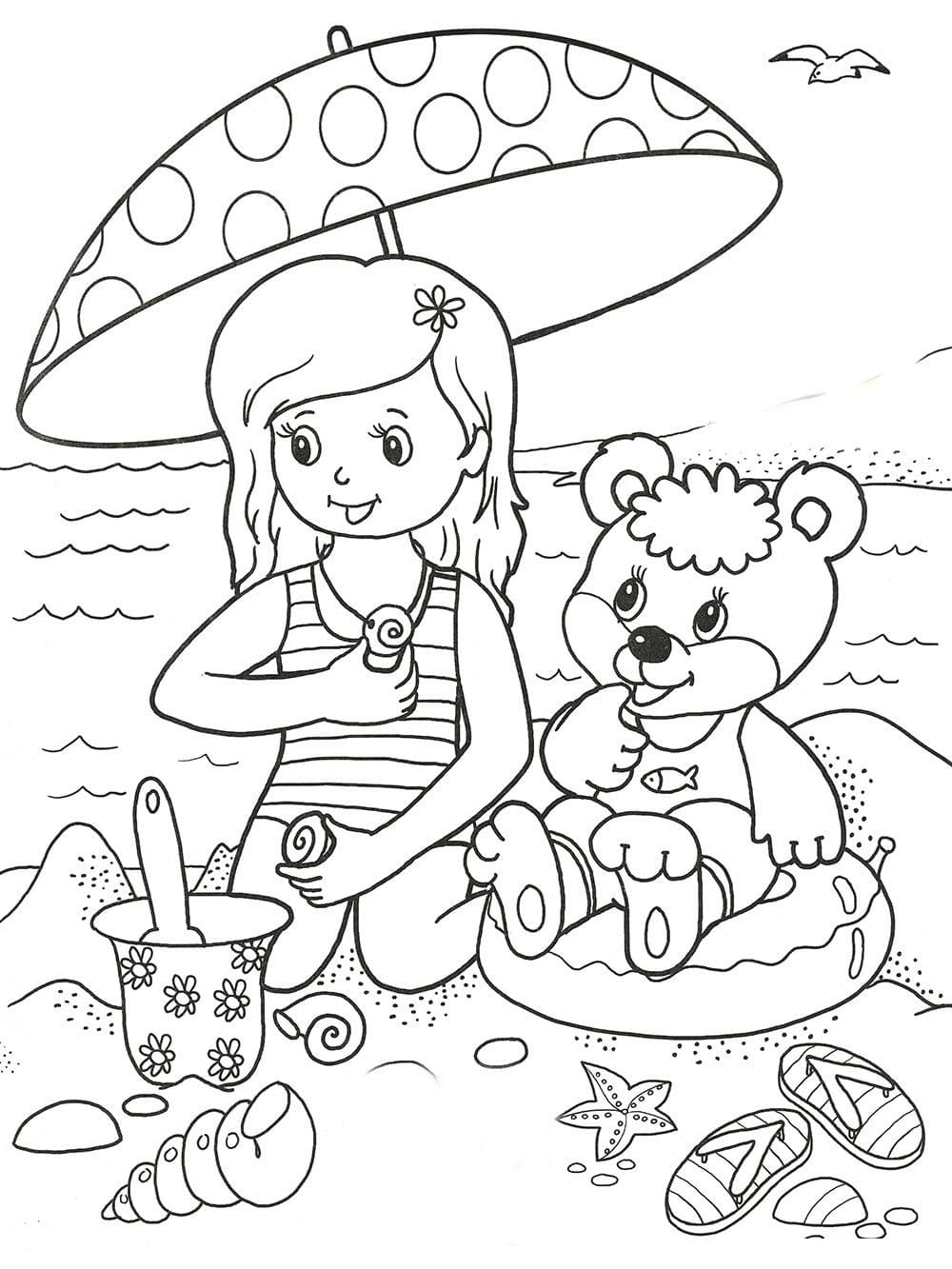 2+ Creative Princess Summer Coloring Pages Printable