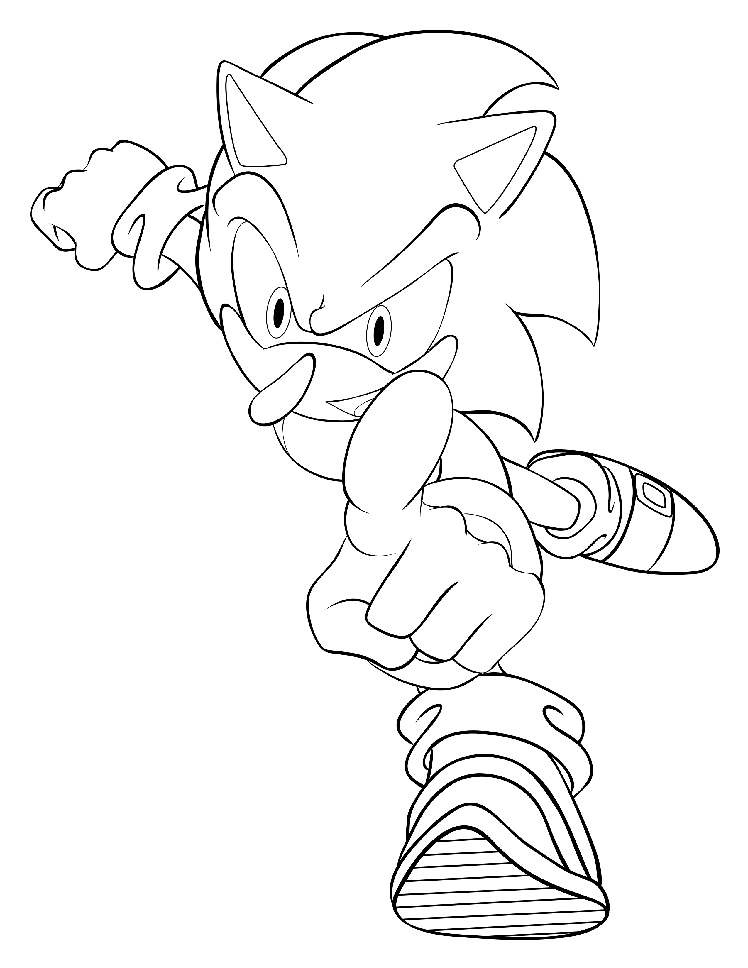 20+ Whimsical Sonic Coloring Pages Printable