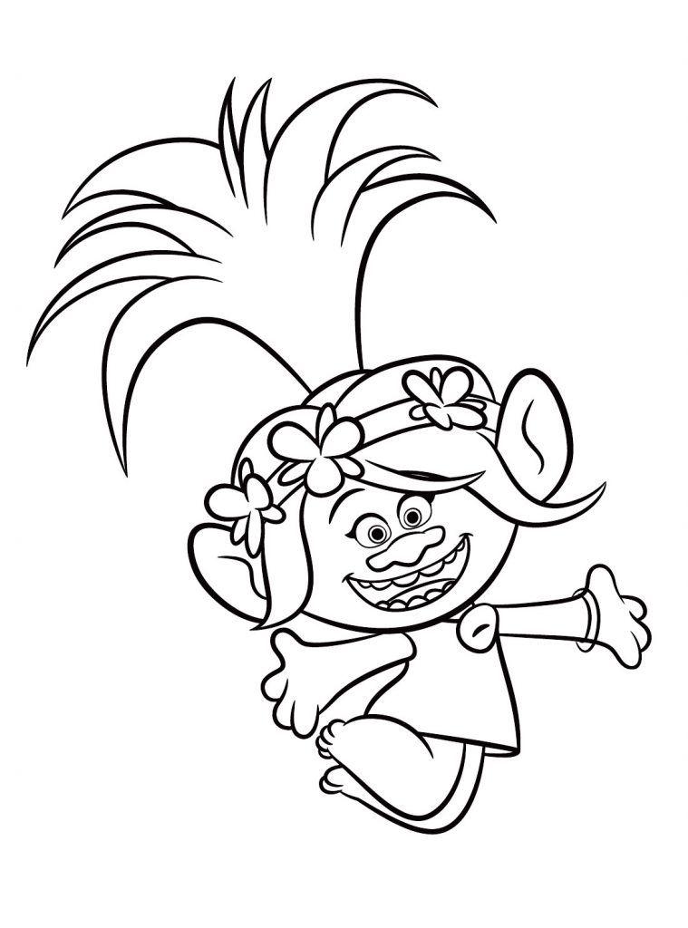 33+ Adorable Trolls Coloring Pages for Educational