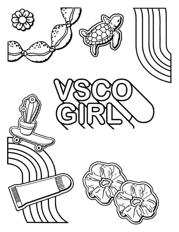 21+ Free Preppy Coloring Pages Printable