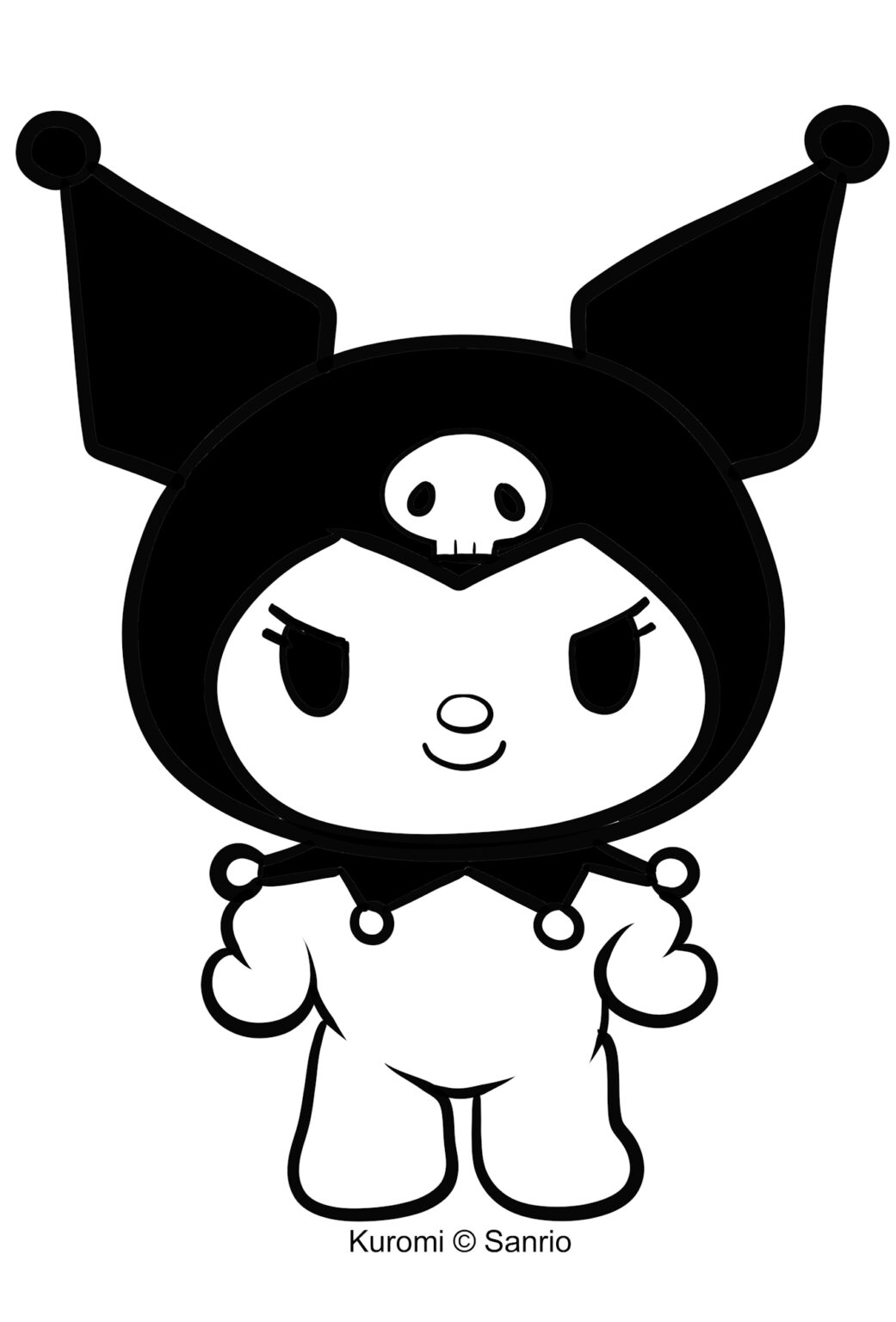 24+ Simple Kuromi Coloring Pages Printable