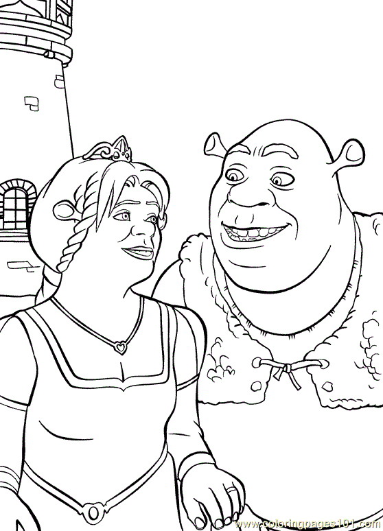 25+ Downloadable Shrek Coloring Pages Printable