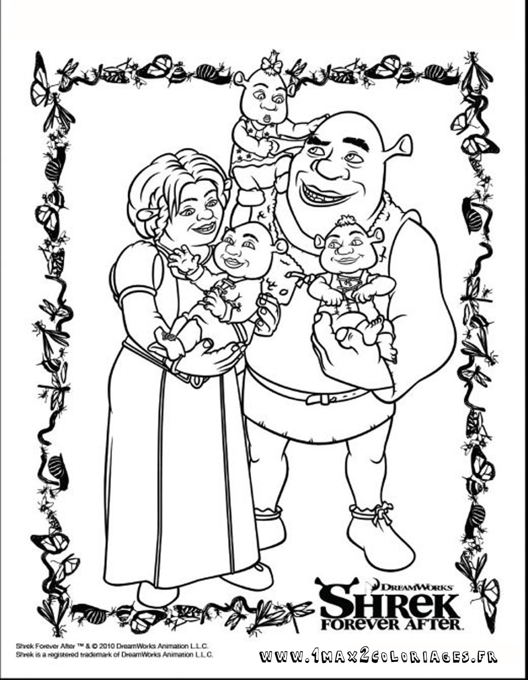 25+ Top Shrek Coloring Pages Printable