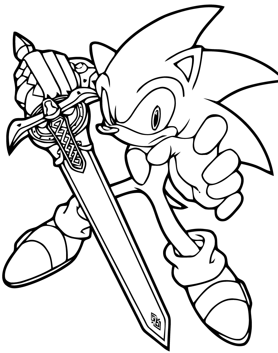 29+ Joyful Sonic Coloring Pages Printable