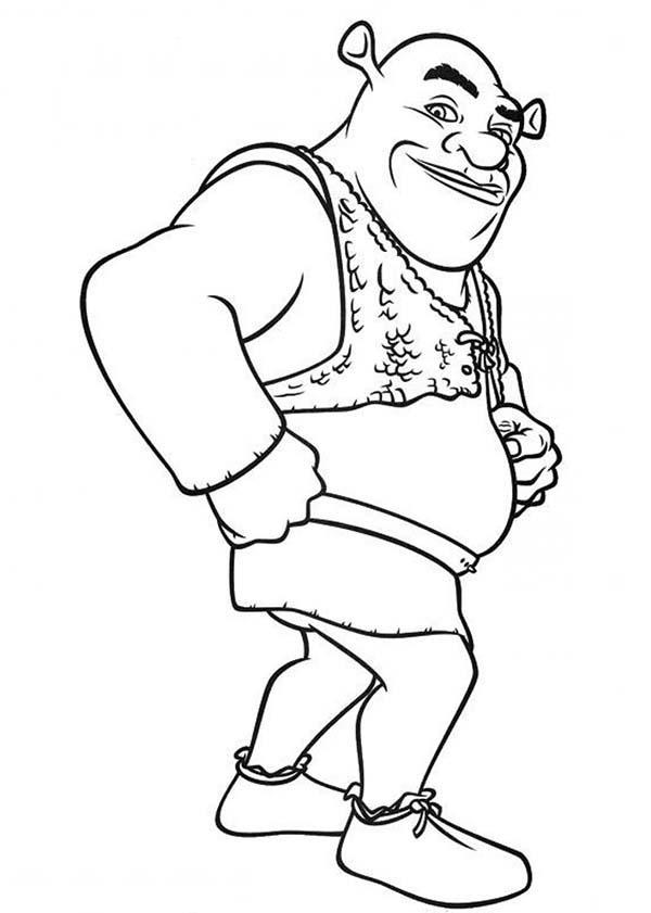 29+ Simple Shrek Coloring Pages Printable