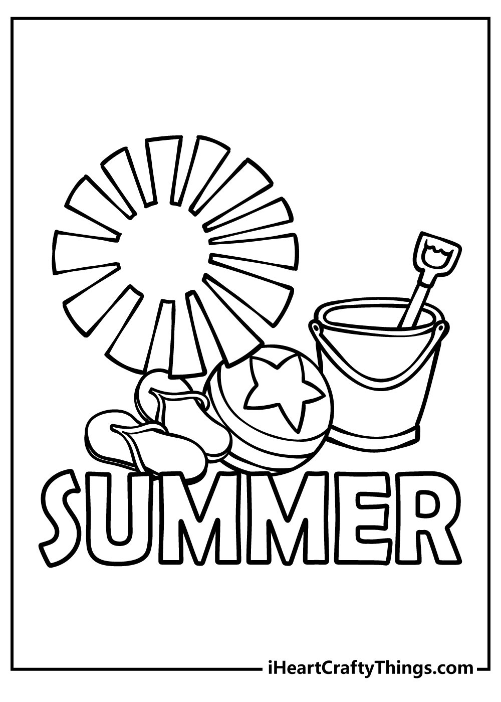 29+ The Best Summer Coloring Pages Printable