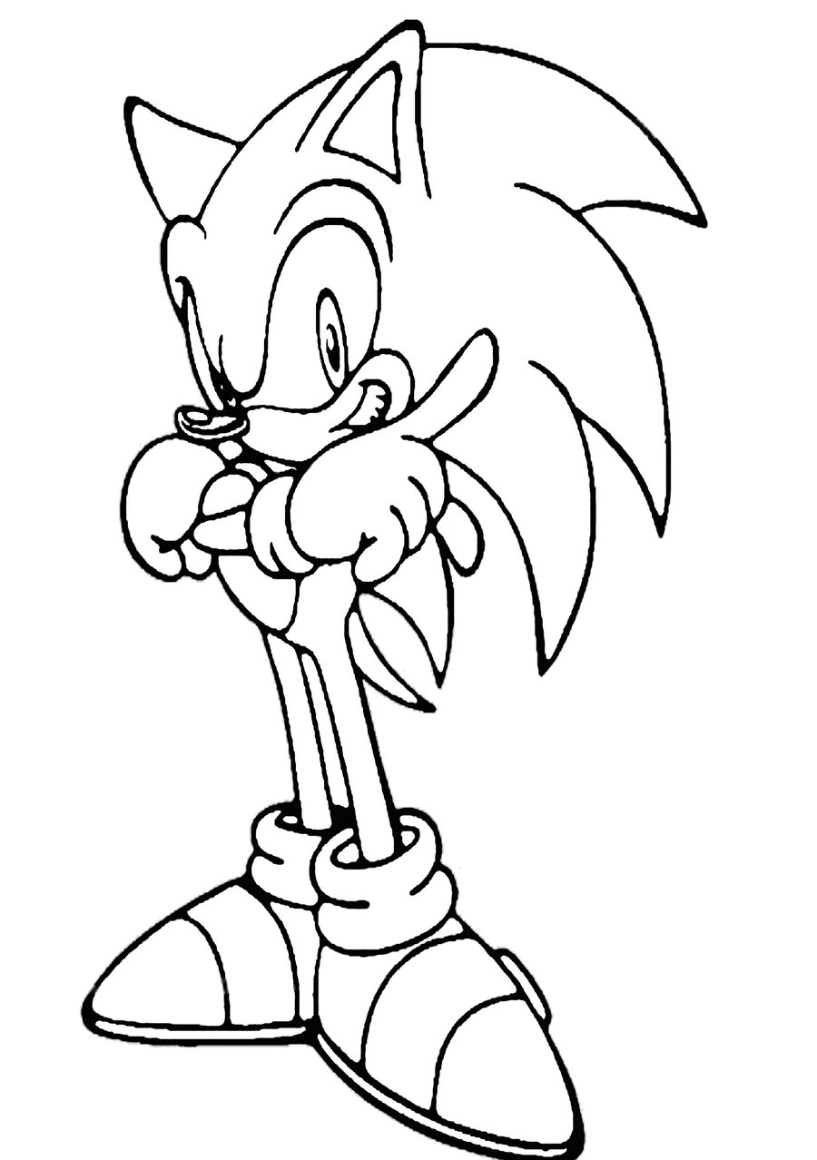 33+ Top Sonic Coloring Pages Printable