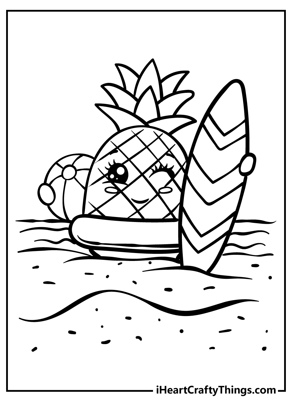 34+ Adorable Summer Coloring Pages Printable