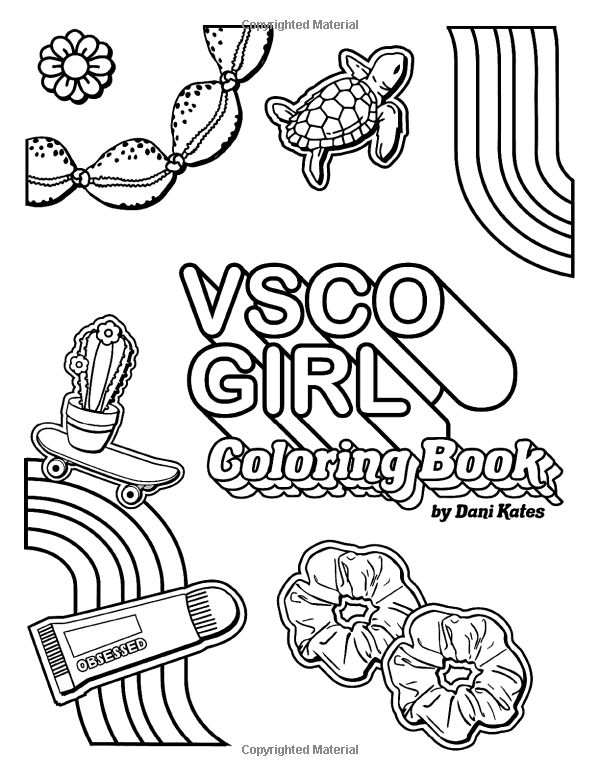 34+ Joyful Preppy Coloring Pages Printable