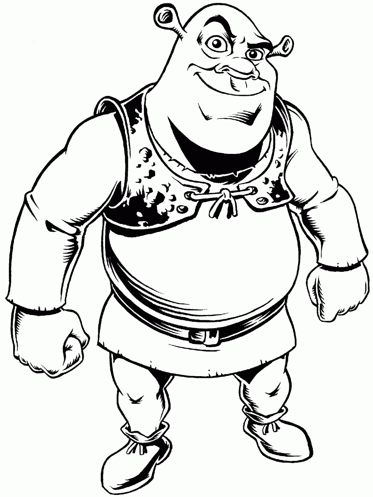 34+ Top Shrek Coloring Pages Printable