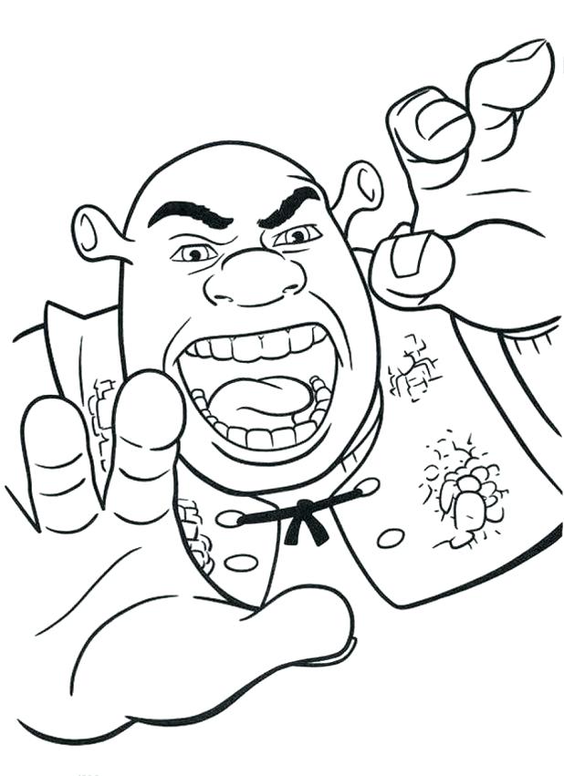 37+ Cute Shrek Coloring Pages Printable