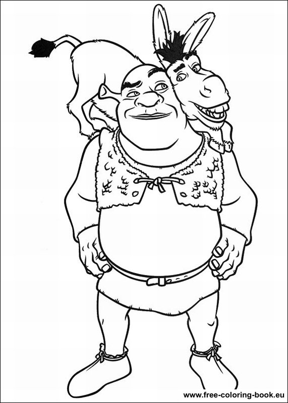 39+ Downloadable Shrek Coloring Pages Printable