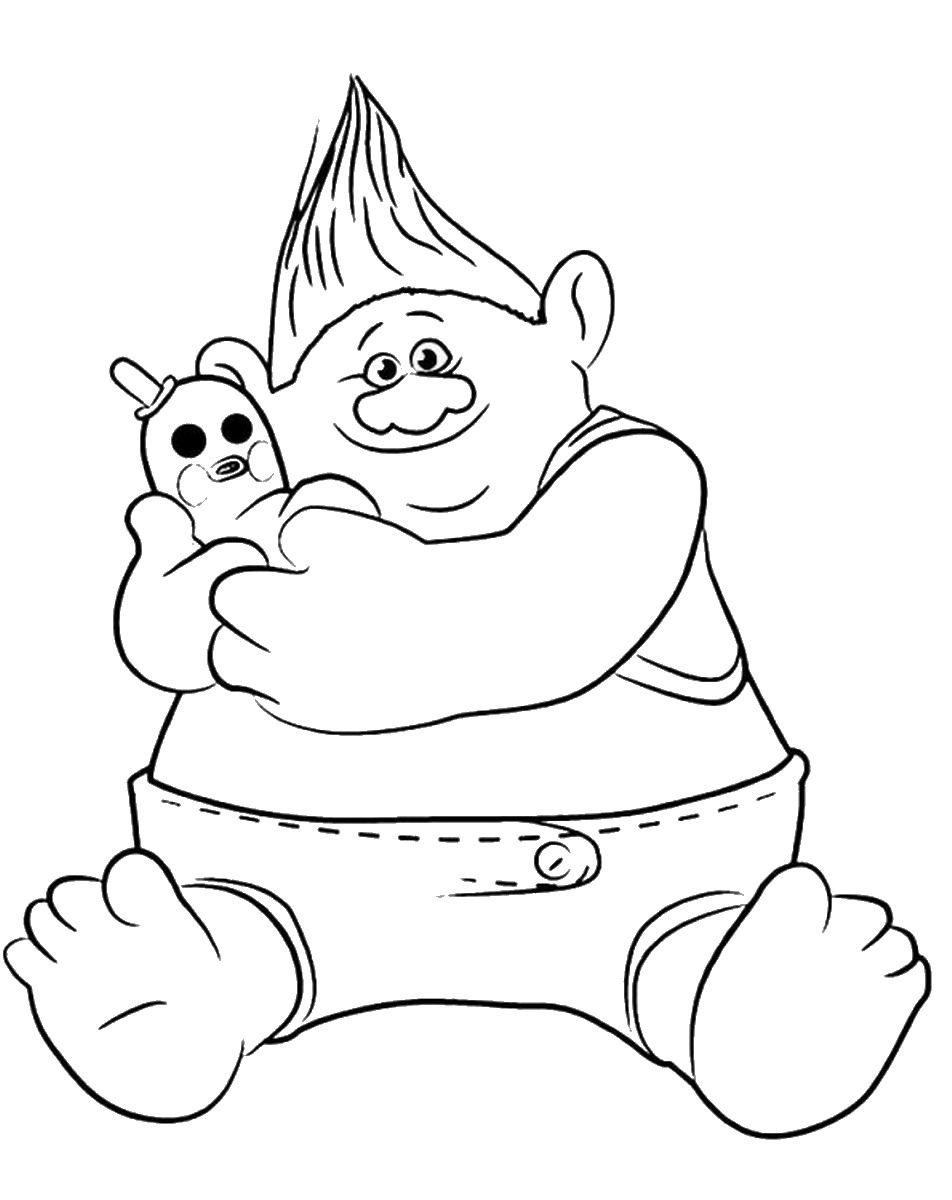 40+ Easy Trolls Coloring Pages Inspirational