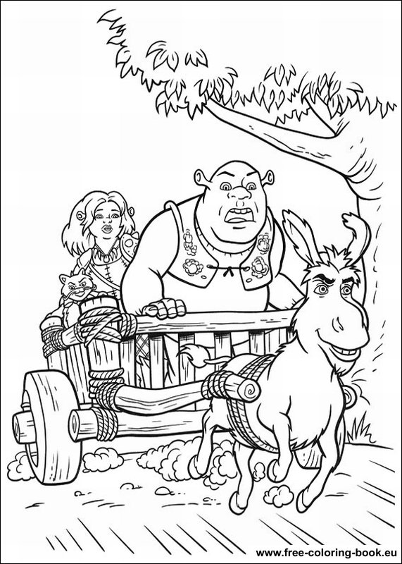 41+ Adorable Shrek Coloring Pages Printable