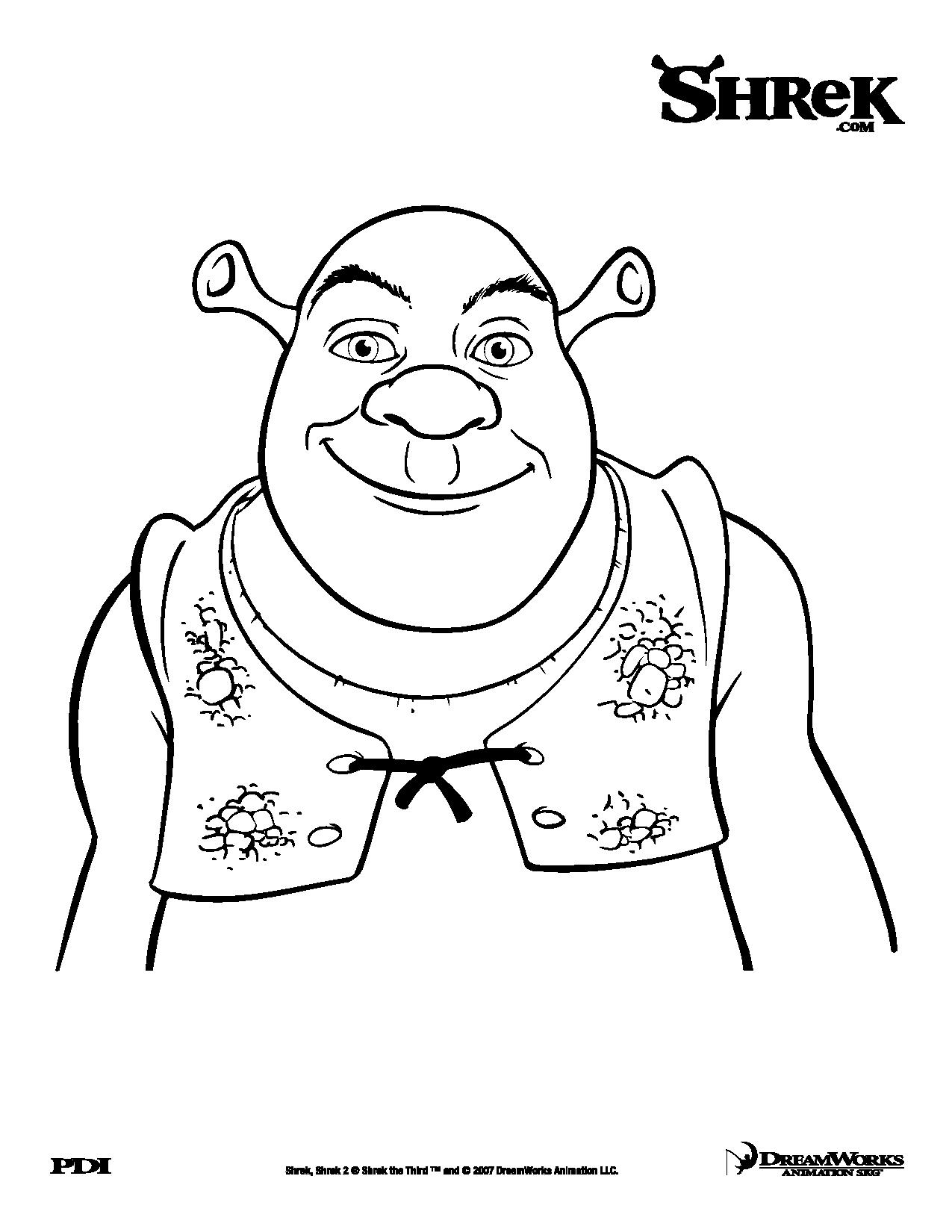 41+ Ultimate Shrek Coloring Pages Printable