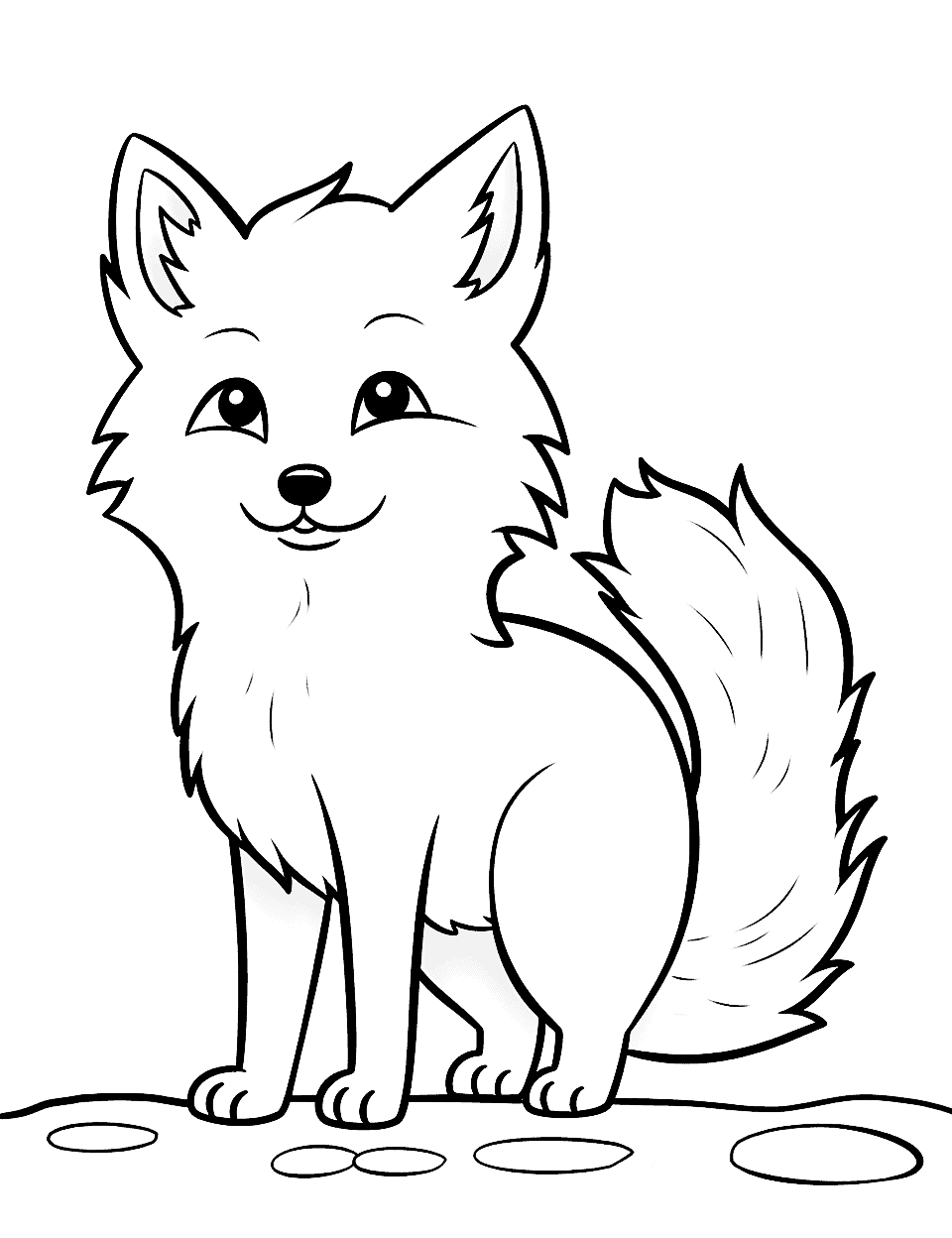 42+ Realistic Fox Coloring Pages Printable