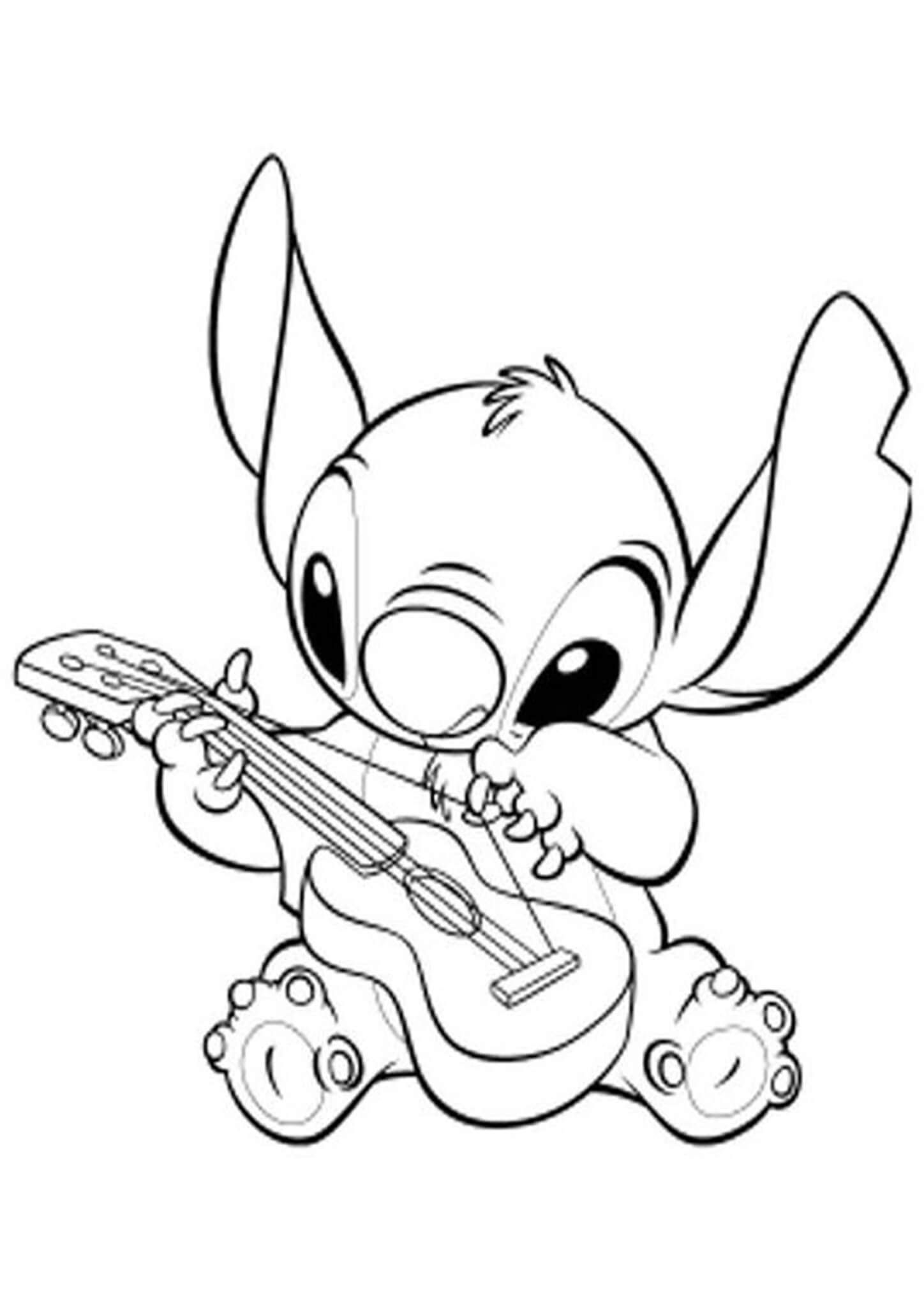 117+ Exciting Cute Stitch Coloring Pages Printable