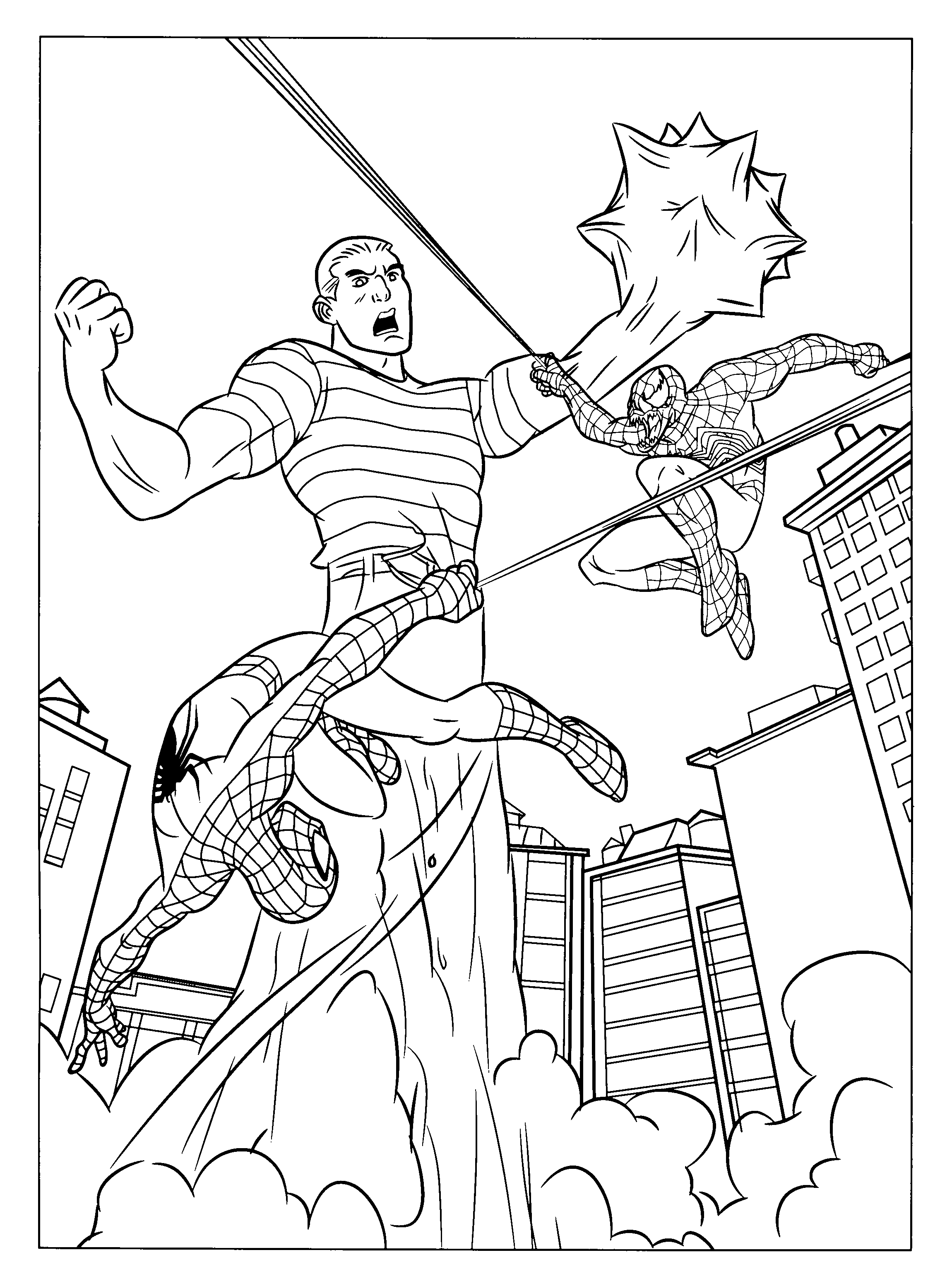 44+ Engaging Spiderman Coloring Pages Printable