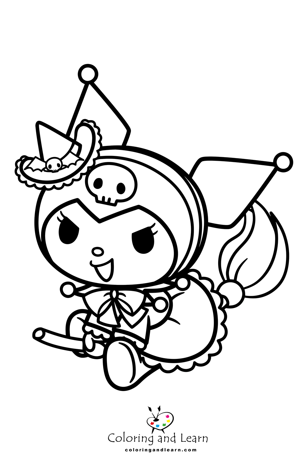 44+ Joyful Kuromi Coloring Pages Printable