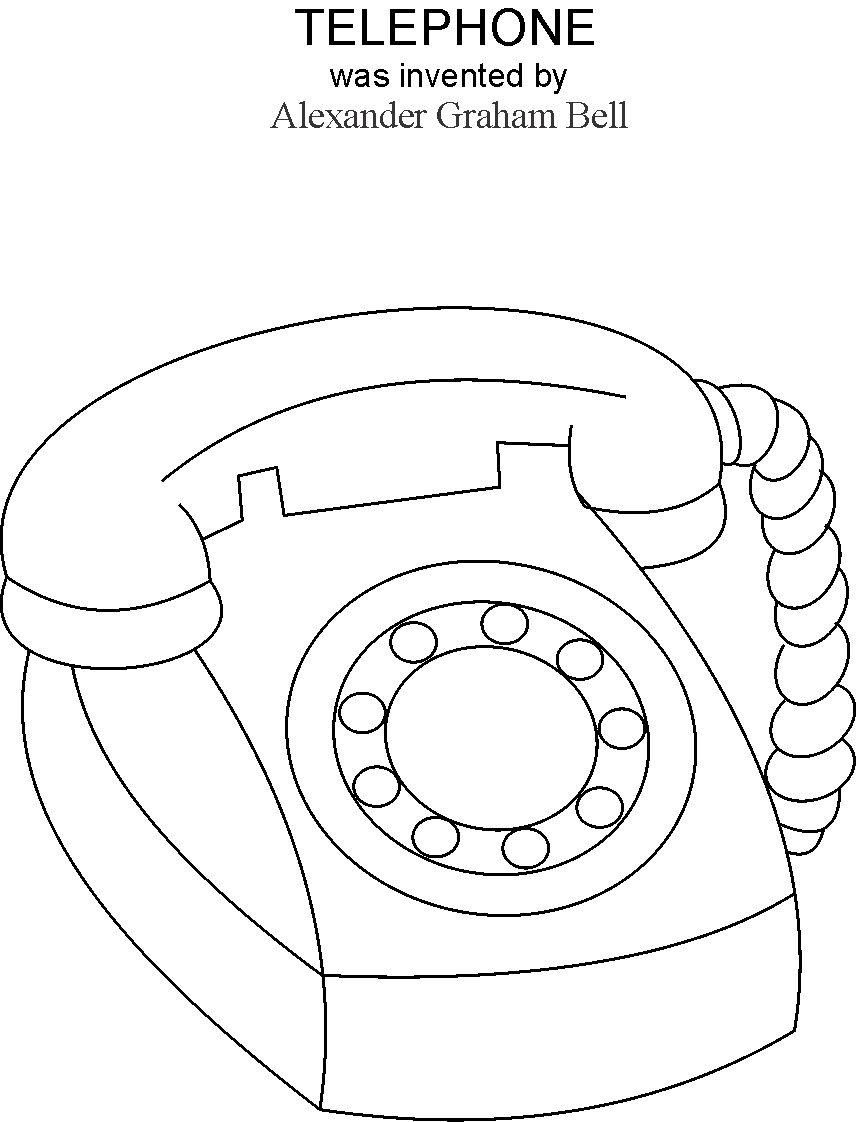 46+ Detailed Cell Phone Coloring Pages for Kids Printable