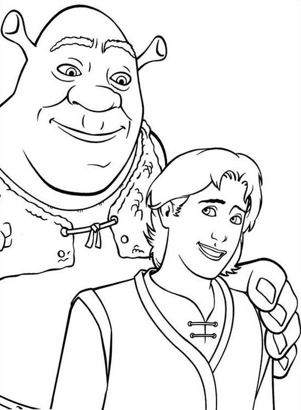 46+ Whimsical Shrek Coloring Pages Printable