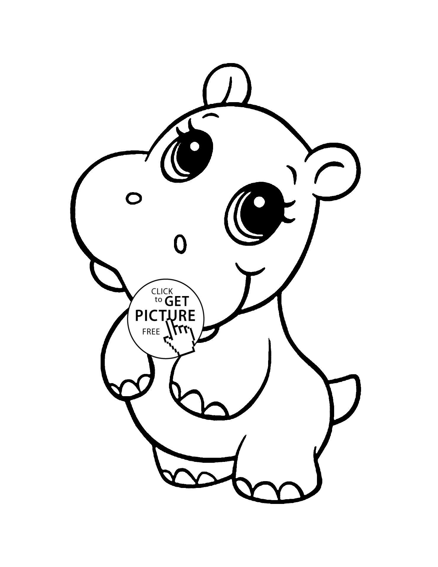 37+ Happy Animal Coloring Pages Simple