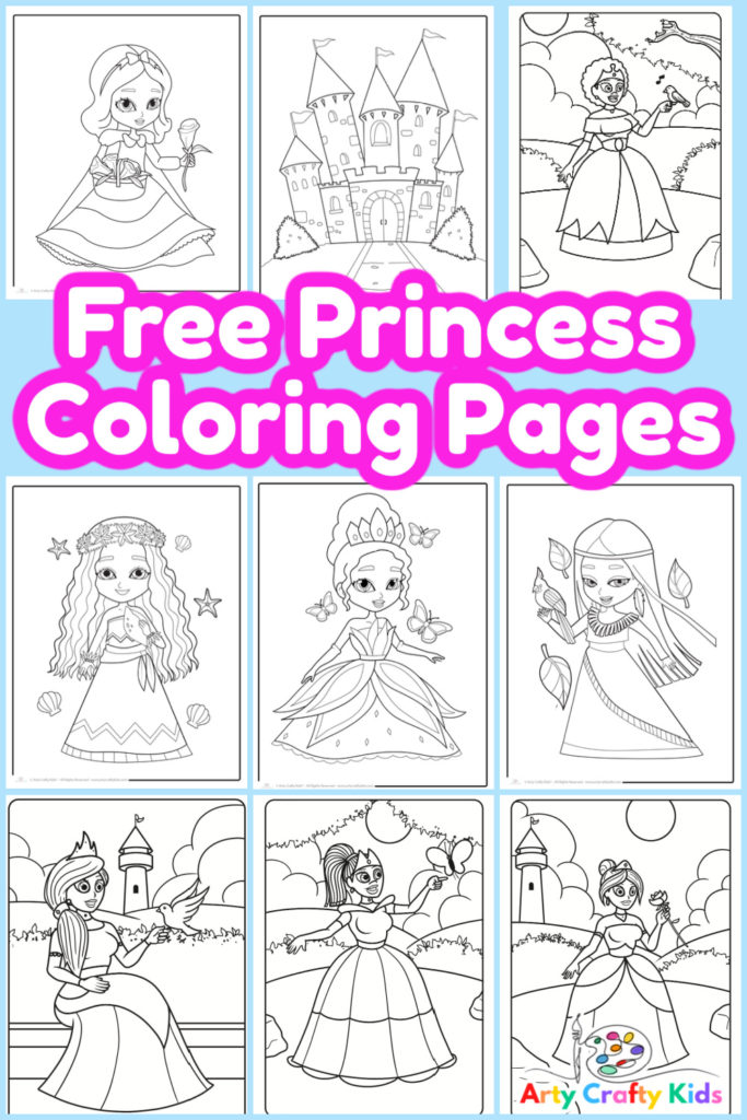 50+ Inspiring Princess Summer Coloring Pages Printable