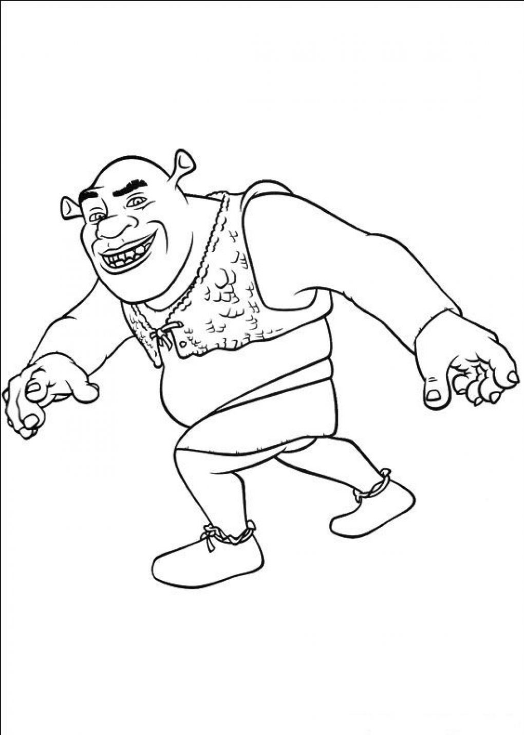 53+ Adorable Shrek Coloring Pages Printable