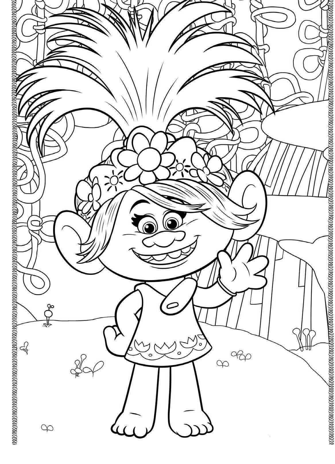 31+ Top Trolls Coloring Pages Ideas