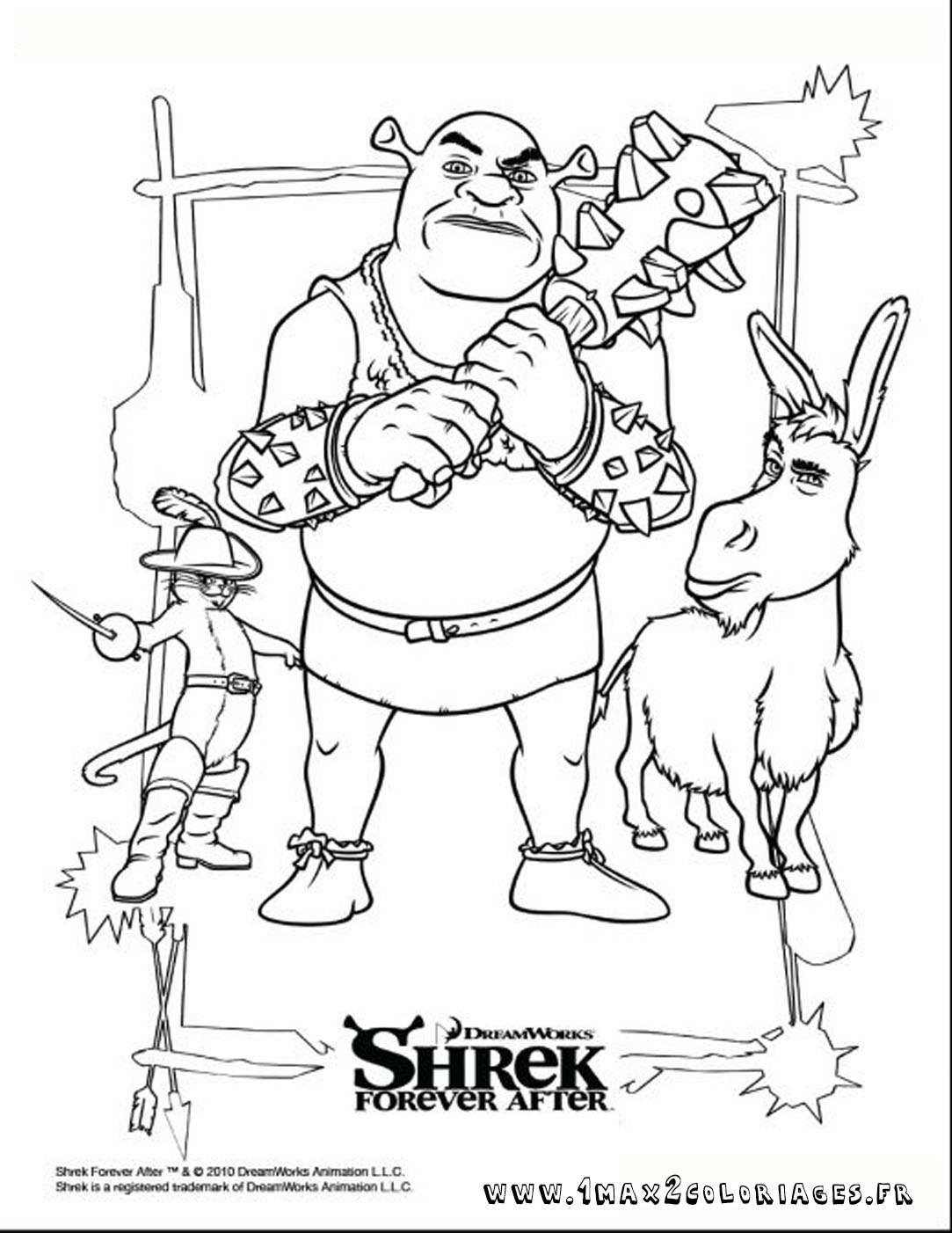 55+ Artistic Shrek Coloring Pages Printable